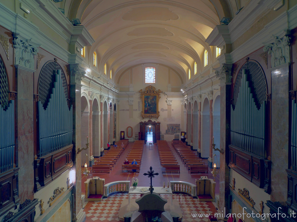 Pesaro (Pesaro e Urbino, Italy) - Nave of the Sanctuary of Our Lady of Grace
